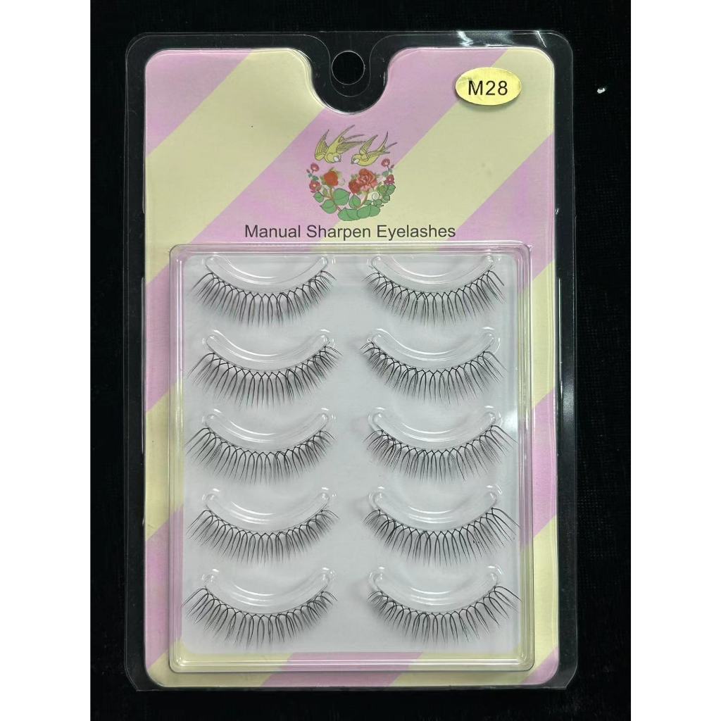 5D False Eyelashes Natural False Eyelashes Eyelashes Mink Eyelashes Natural 3 Pairs Eyelashes [Thai Seller Ready Stock]