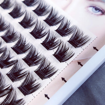 False eyelashes, artificial mink, stand-alone, thick eyelashes, natural, makeup, eyelash extensions, false eyelashes, 12 rows, large capacity 8mm-16mm