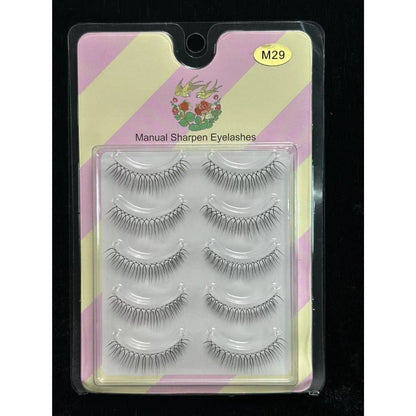 5D False Eyelashes Natural False Eyelashes Eyelashes Mink Eyelashes Natural 3 Pairs Eyelashes [Thai Seller Ready Stock]