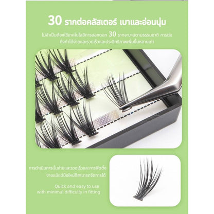 False Eyelashes Natural Mink 30d/40d For Makeup False Eyelashes 30D40D Mink Faux Eyelashes Stand Alone Thick Lashes Natural Makeup Eyelash Extensions