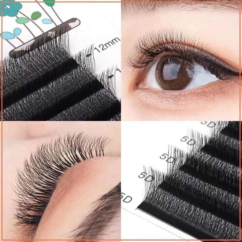 FIVE-L eaf Clover eyelash grafting YY Clover mixed thick pack Y-shaped 5D Four-Leaf Clover super soft hair eyelashes Store special