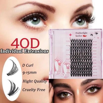 【ส่งจากไทย】ChicLashes 30D 40Dขนตาปลอม ช่อหนาFIVE STAR EYELASHES ขายร ้ อน ขนตาปลอม