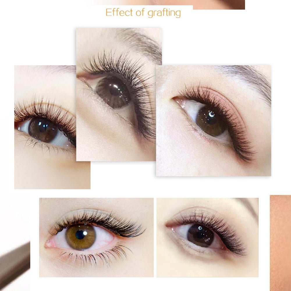 20D False Eyelashes, Thick Cluster False Eyelashes 20D 0.07 20 Strands, Dense, Natural, European, American Style