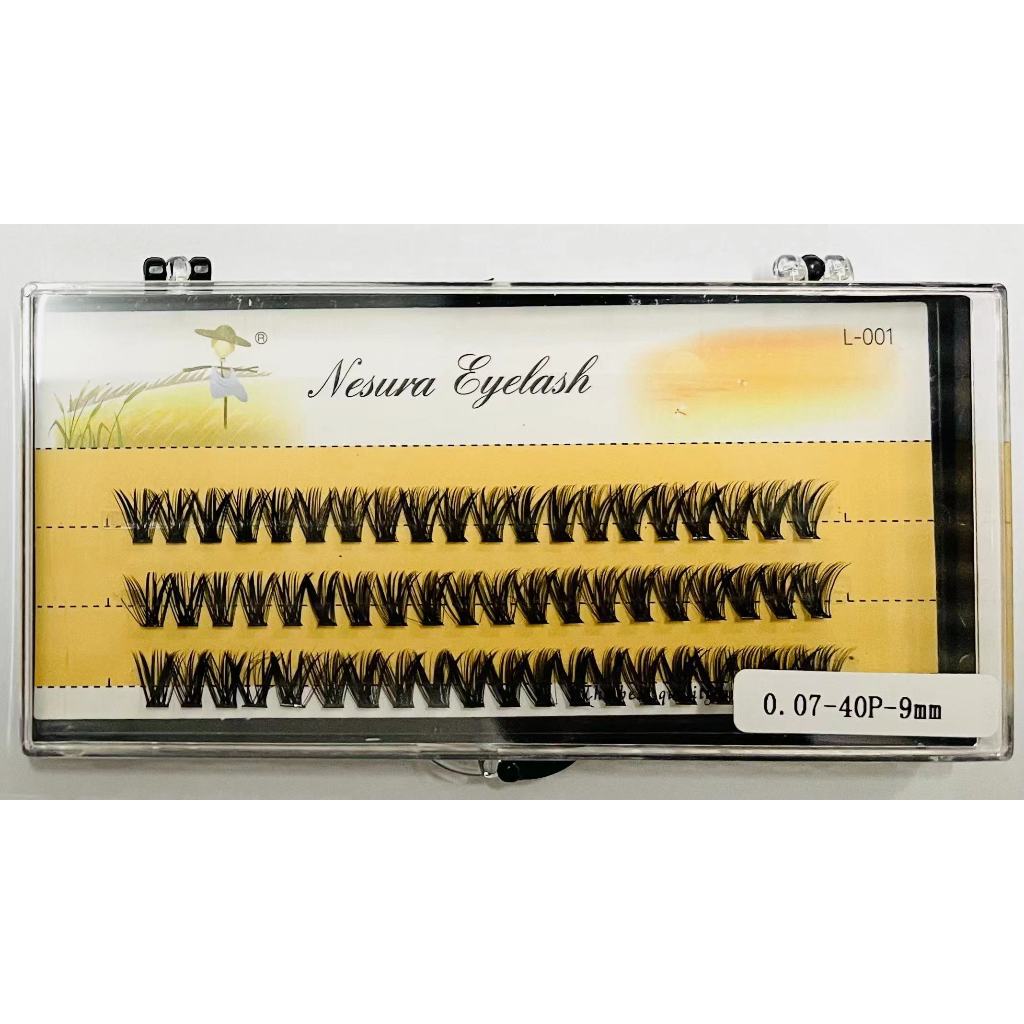 False eyelashes 40D8MM-14MM Cluster eyelash extension 40D Mink mixed tray long type Y lashes DIY eyelash extensions Eyelash accessories