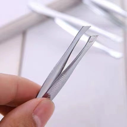 แหนบ แหนบดึงขน แหนบถอนขน   Stainless Tweezers  หนีบได้แนบสนิท คุณภาพเยี่ยม