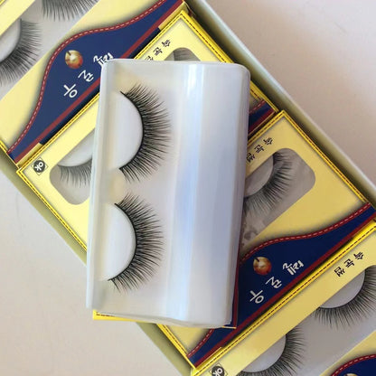 1 pair of false eyelashes, little devil box, natural false eyelashes, eyelashes, mink, natural type Eyelashes