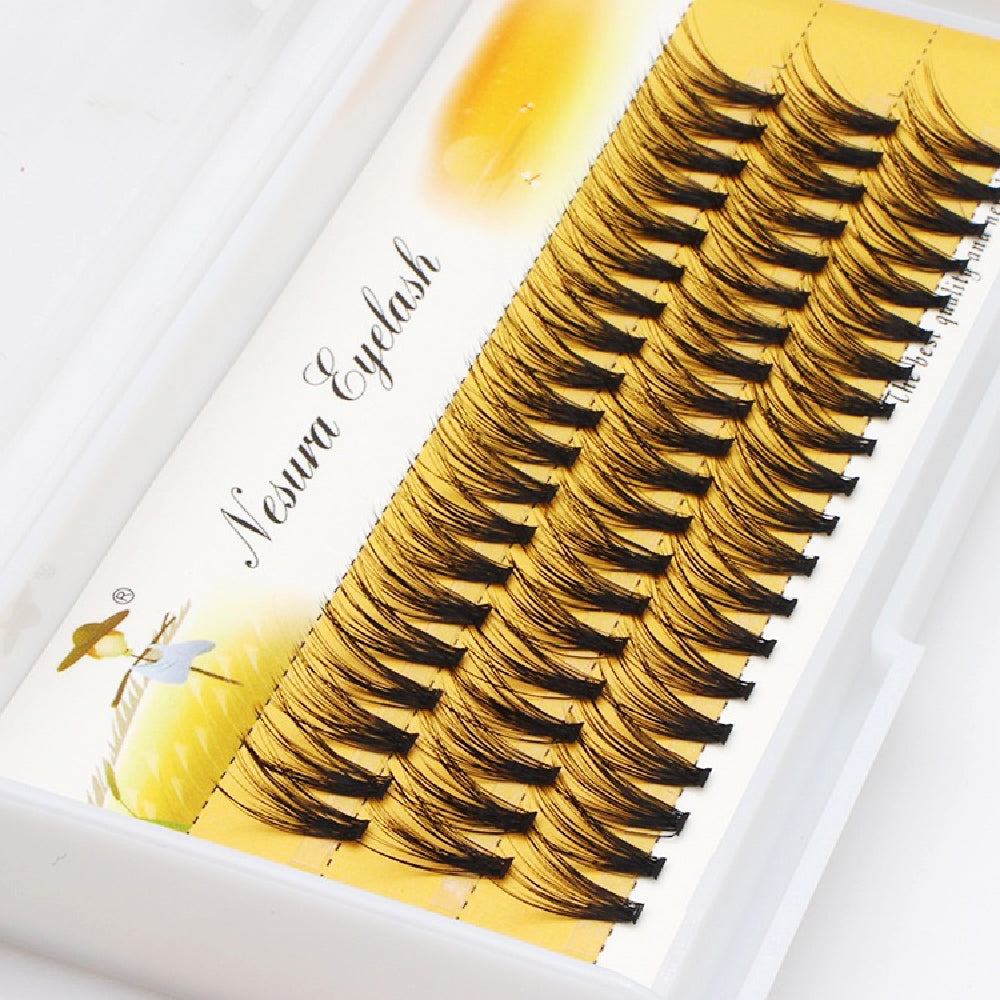 False eyelashes 30D 9-16mm 0.07 60 strands dense natural European American style DIY makeup