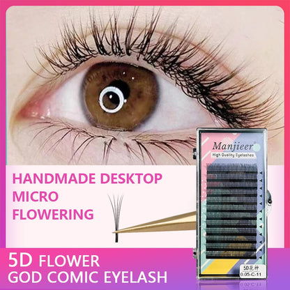 5d flower god grafted eyelashes fairy hair Japanese cartoon sunflower style single root velvet eyelashes multi-store special