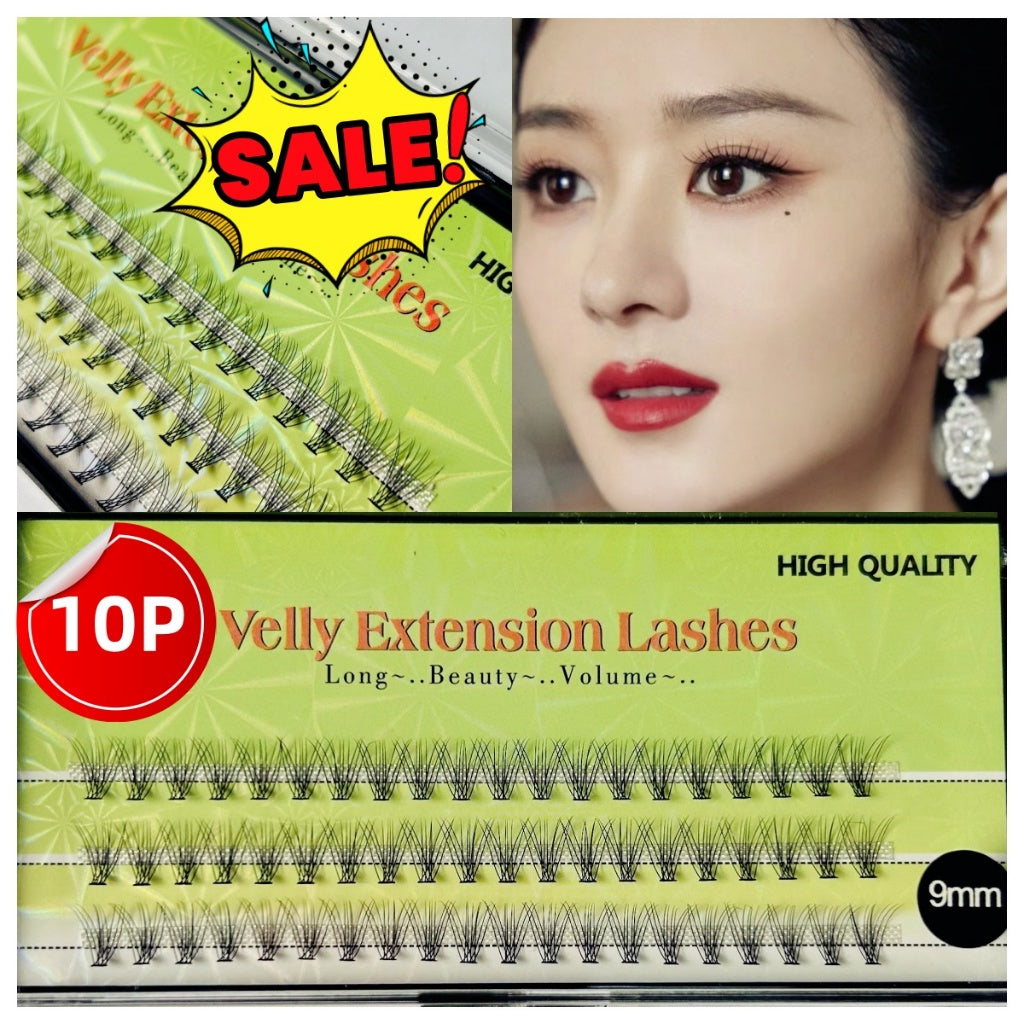 10P False Eyelashes Hot Melt False Eyelashes False Eyelashes Extender False Eyelashes Bouquet Makeup Tools