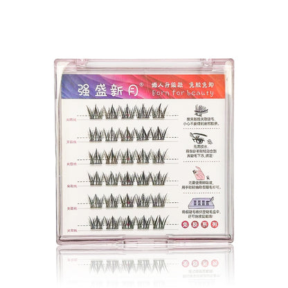 3D False Eyelashes, Glue-free False Eyelashes, Self-adhesive False Eyelashes, Natural, Reusable