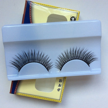 1 pair of false eyelashes, little devil box, natural false eyelashes, eyelashes, mink, natural type Eyelashes