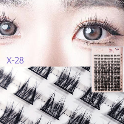 False eyelashes, artificial mink, stand-alone, thick eyelashes, natural, makeup, eyelash extensions, false eyelashes, 12 rows, large capacity 8mm-16mm