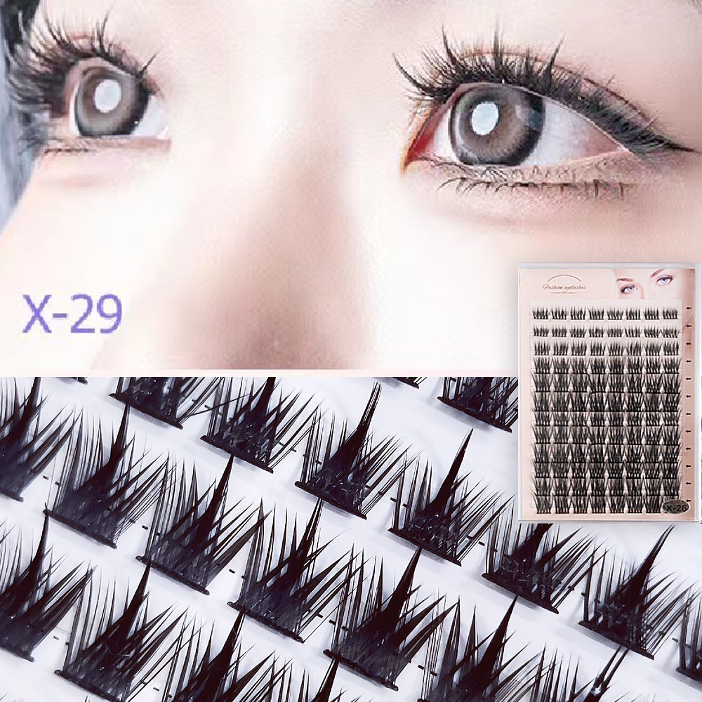 False eyelashes, artificial mink, stand-alone, thick eyelashes, natural, makeup, eyelash extensions, false eyelashes, 12 rows, large capacity 8mm-16mm