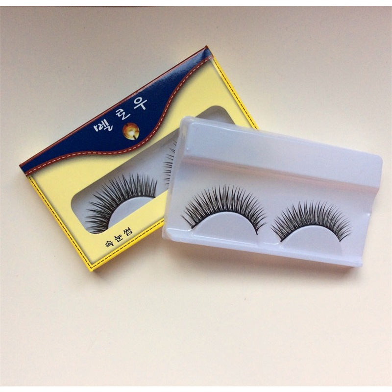 1 pair of false eyelashes, little devil box, natural false eyelashes, eyelashes, mink, natural type Eyelashes