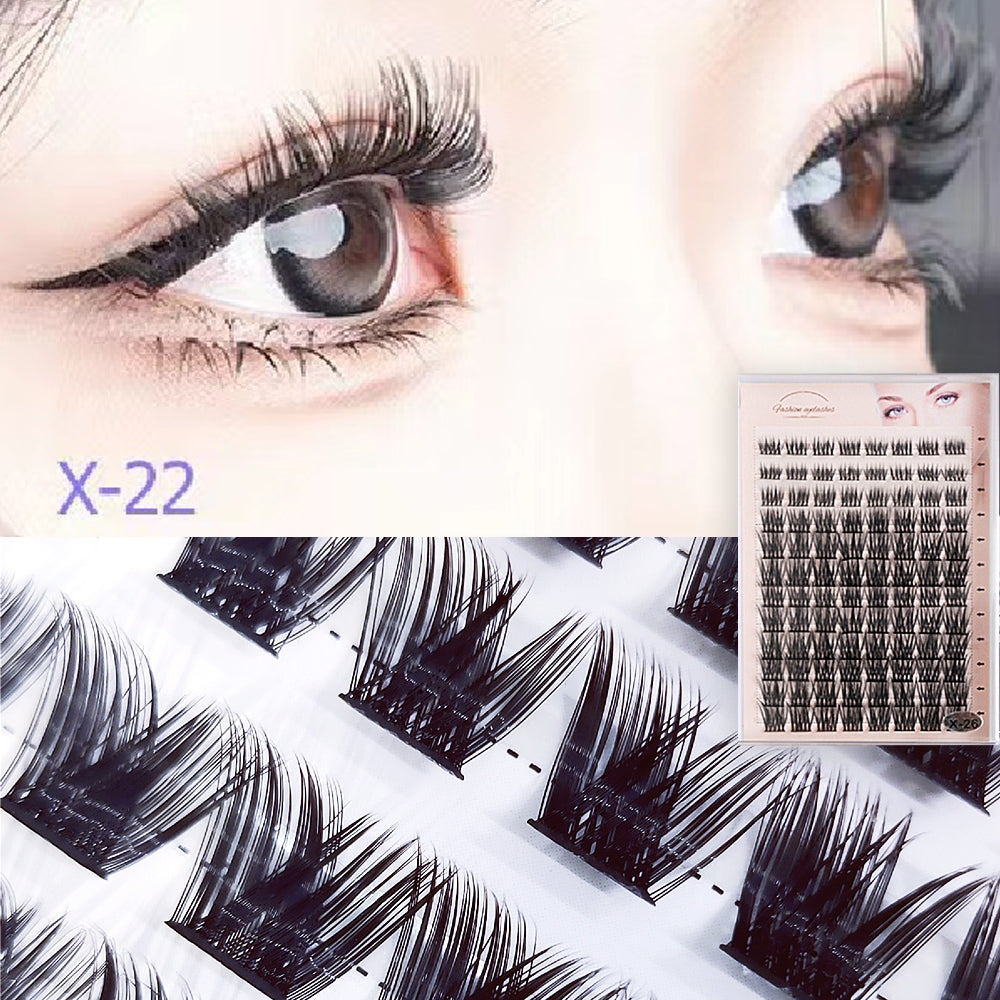 False eyelashes, artificial mink, stand-alone, thick eyelashes, natural, makeup, eyelash extensions, false eyelashes, 12 rows, large capacity 8mm-16mm