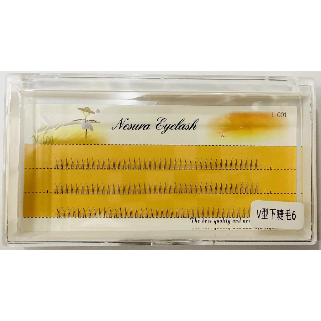 V-shaped lower eyelashesV-shaped lower eyelashes are suitable for daily makeup, salon personal eyelash extensions, and equipment.