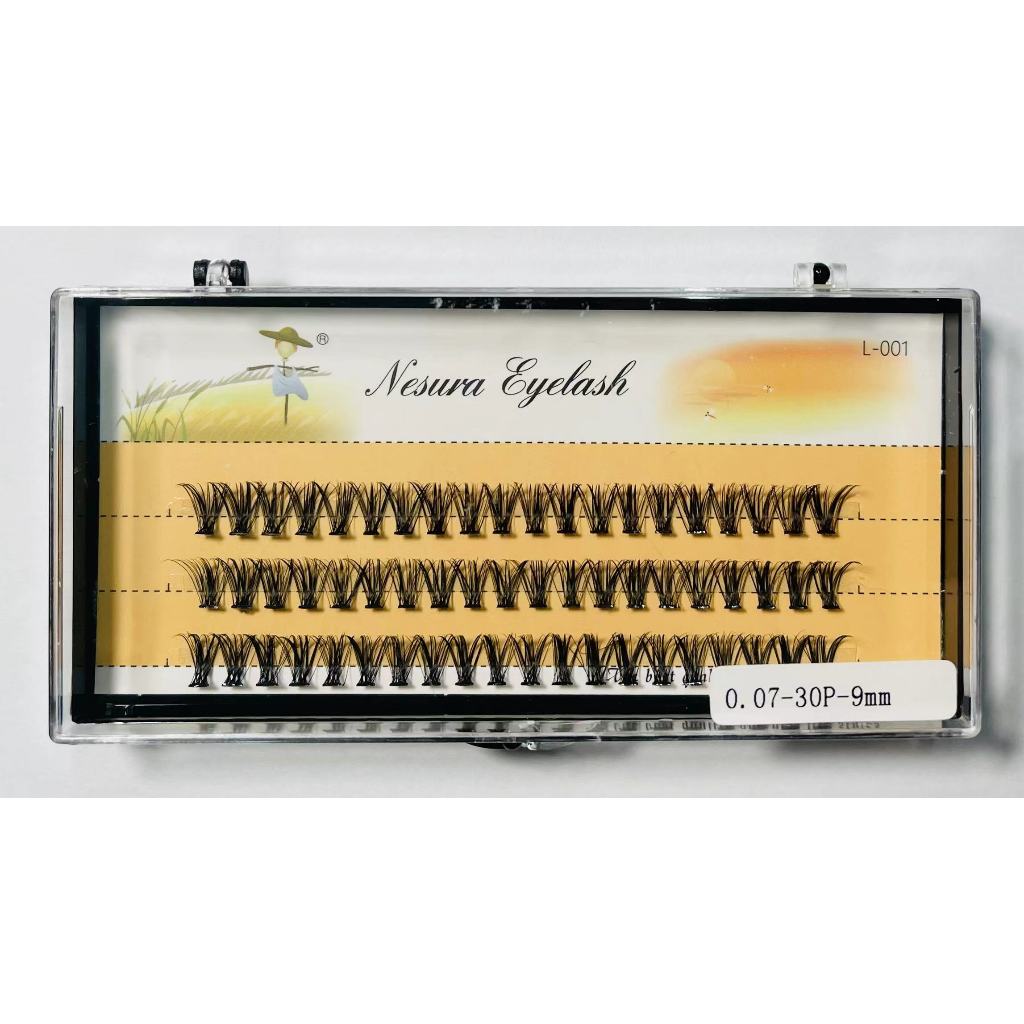 False eyelashes 30D 9-16mm 0.07 60 strands dense natural European American style DIY makeup