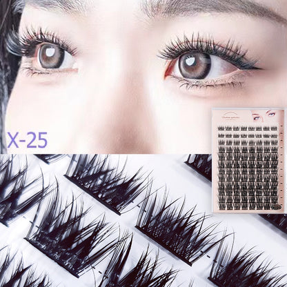 False eyelashes, artificial mink, stand-alone, thick eyelashes, natural, makeup, eyelash extensions, false eyelashes, 12 rows, large capacity 8mm-16mm