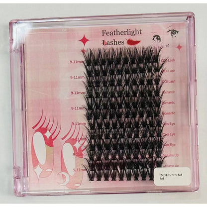 【ส่งจากไทย】ChicLashes 30D 40Dขนตาปลอม ช่อหนาFIVE STAR EYELASHES ขายร ้ อน ขนตาปลอม