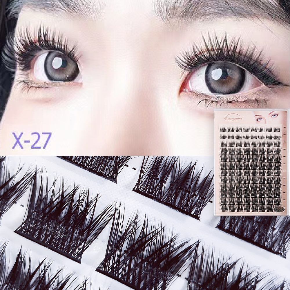 False eyelashes, artificial mink, stand-alone, thick eyelashes, natural, makeup, eyelash extensions, false eyelashes, 12 rows, large capacity 8mm-16mm