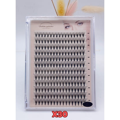 False eyelashes, artificial mink, stand-alone, thick eyelashes, natural, makeup, eyelash extensions, false eyelashes, 12 rows, large capacity 8mm-16mm