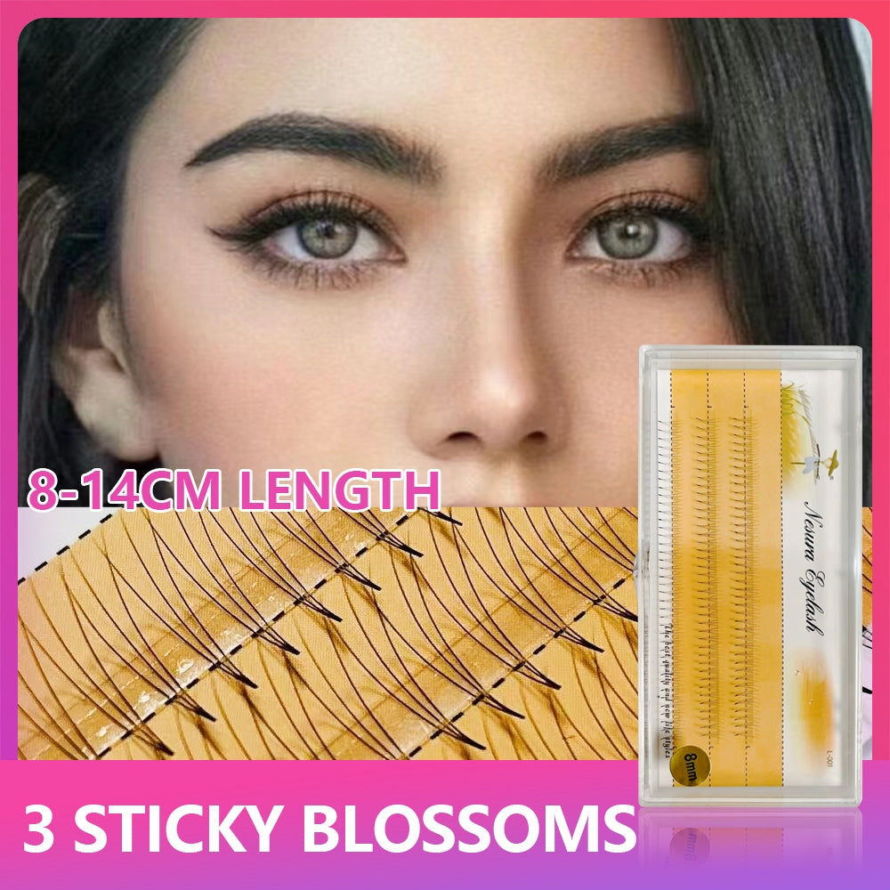 3P3D Korean and Japanese grafted false eyelashes false eyelashes bouquet diy female eyelashes super softer than fishtail clover grafted eyelashes