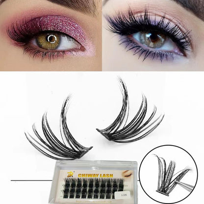 Eyelash Natural False Eyelashes 👁 Ready to ship False Eyelashes Extensions Thick False Eyelashes for Women Professional Manga Style