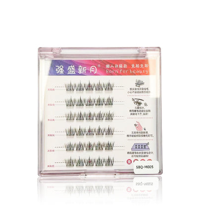 3D False Eyelashes, Glue-free False Eyelashes, Self-adhesive False Eyelashes, Natural, Reusable