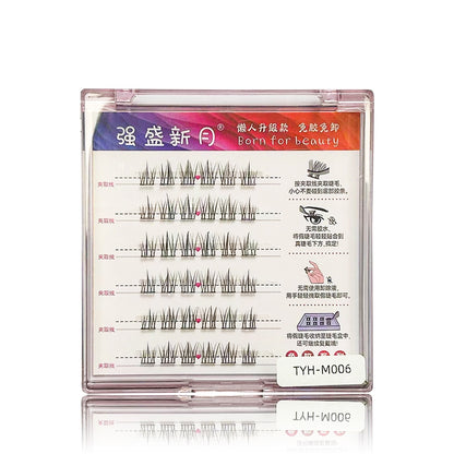 3D False Eyelashes, Glue-free False Eyelashes, Self-adhesive False Eyelashes, Natural, Reusable