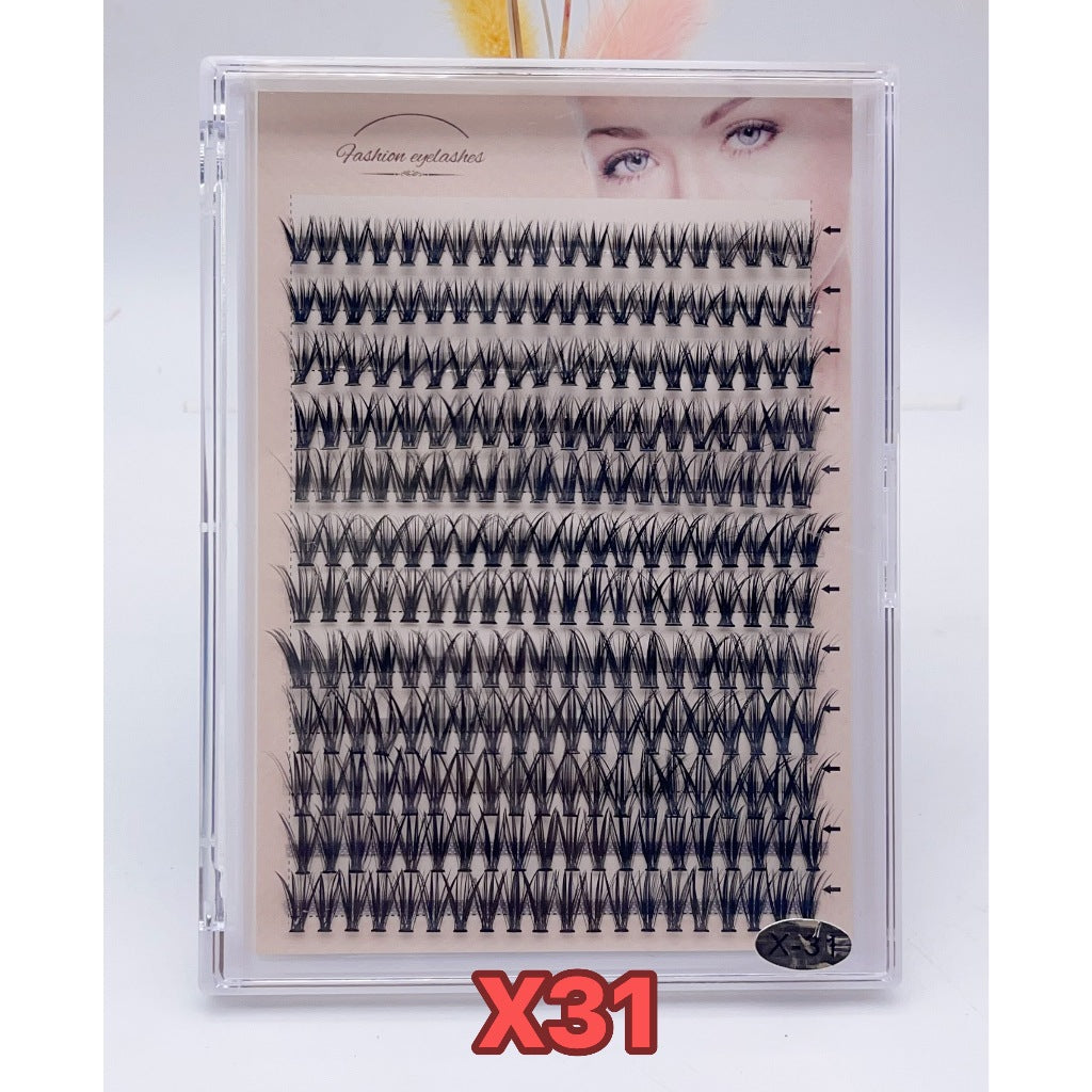 False eyelashes, artificial mink, stand-alone, thick eyelashes, natural, makeup, eyelash extensions, false eyelashes, 12 rows, large capacity 8mm-16mm