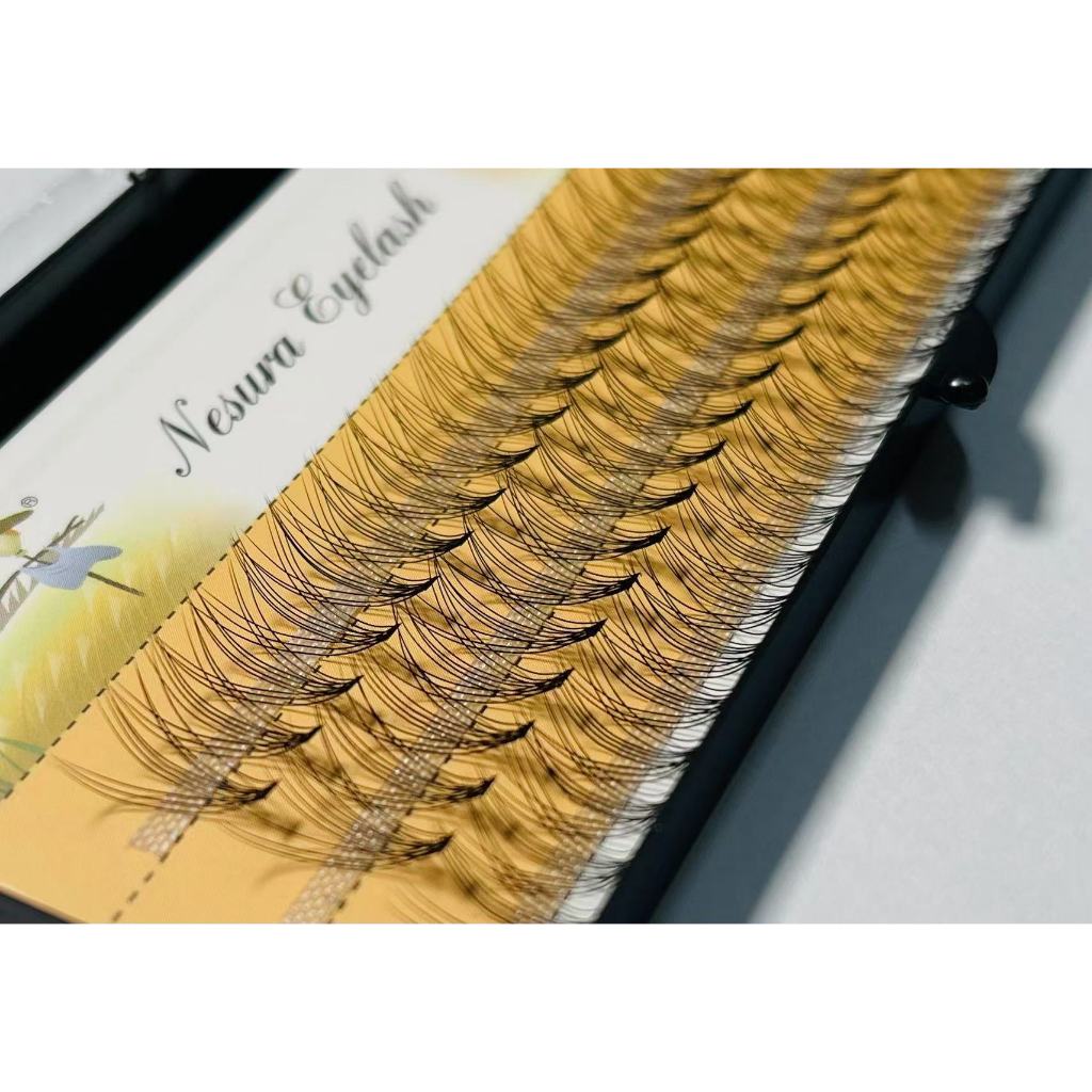 10D false eyelashes, thickness 0.01, simple makeup, eyes look natural, bright, suitable for beginners and beauty salons.