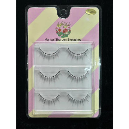 5D False Eyelashes Natural False Eyelashes Eyelashes Mink Eyelashes Natural 3 Pairs Eyelashes [Thai Seller Ready Stock]