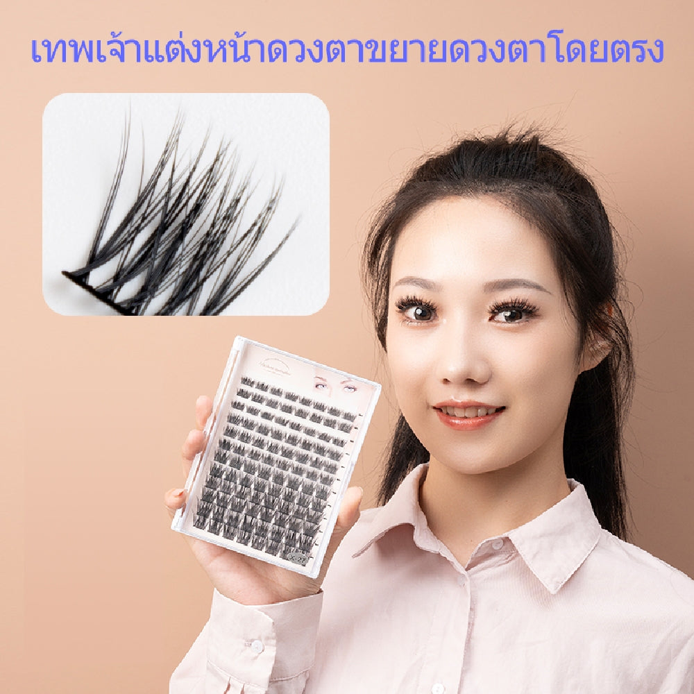 False eyelashes, artificial mink, stand-alone, thick eyelashes, natural, makeup, eyelash extensions, false eyelashes, 12 rows, large capacity 8mm-16mm