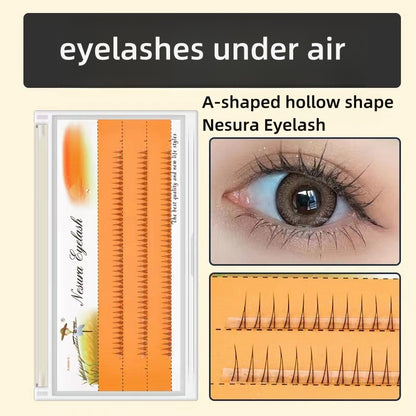 V-shaped lower eyelashesV-shaped lower eyelashes are suitable for daily makeup, salon personal eyelash extensions, and equipment.