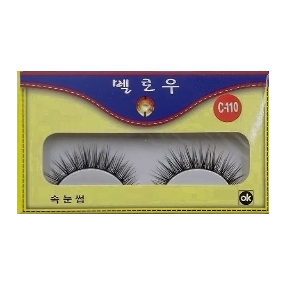 1 pair of false eyelashes, little devil box, natural false eyelashes, eyelashes, mink, natural type Eyelashes