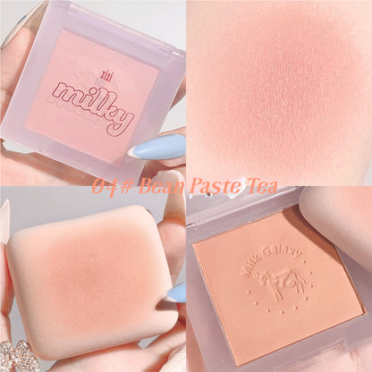 Xixi Single Color Blush Palette Milk Blush Purple 02 Blush Extension 11 Brightening Trough Trough Bleaching Female Highlight Pink