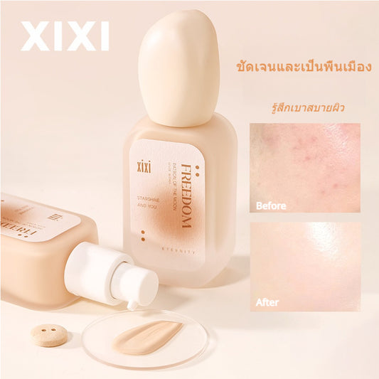 xixi liquid Foundation is long-lasting and does not remove makeup. It is a concealer for dry and oily skin. It is moisturizing and controls oiliness.