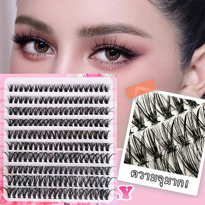 10D/20D/30D/40D Mixed Lashes Extension Set 9-16mm Mixed D Curl Natural Eyelashes DIY Lash Clusters False Eyelashes