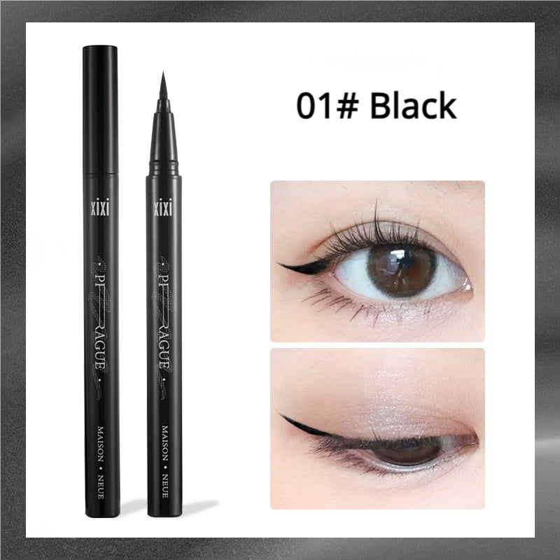 xixi|2 packs of liquid eyeliner pens, extra fine texture, long-lasting, waterproof and sweatproof, not easy to smudge or fade, beginner pens