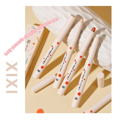 xixi Pudding Bobo Ma Sheng sleeping silk pen outline pen female eye makeup pearl sleeping silk down to the official flagship store genuine