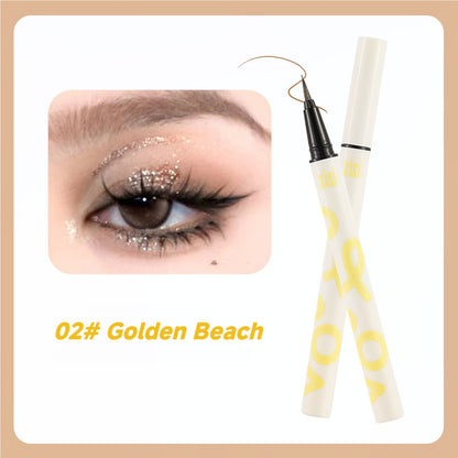 xixi Diamond Eyeliner Waterproof and Sweatproof Eyeshadow Eyeshadow Brightening Color Pen Stage