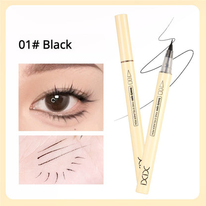 xixi eyeliner, long-lasting, natural, quick-drying, waterproof, easy to write, no smudges, very good lower eyelash brush, silk pen for beginners