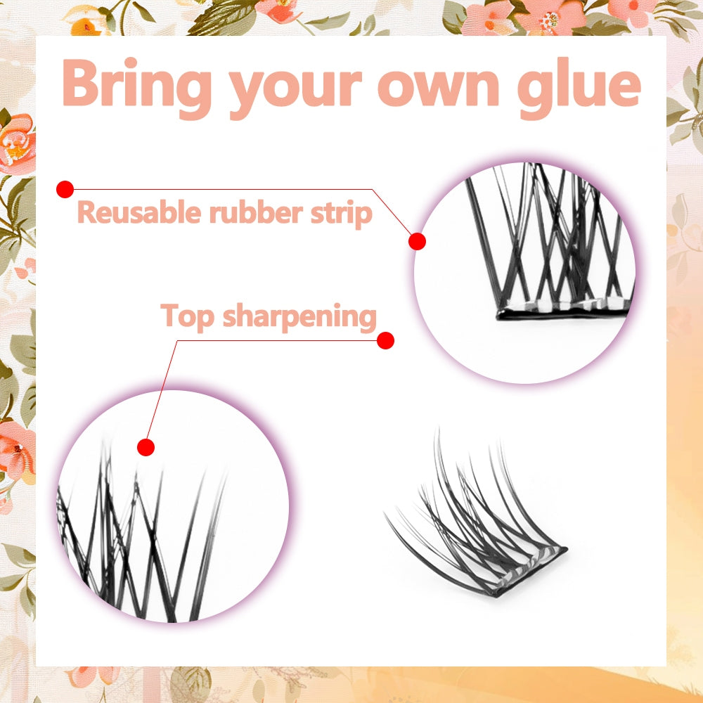 [Shipped from Thailand] Glue-free lower lashes Pussycat lower lashes create natural and sweet eyes. Eyelash extensions last for 24 hours without