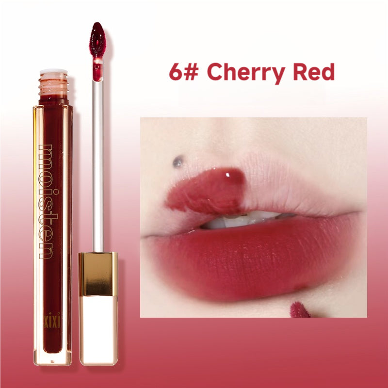 Xixi Water Mist Lip Glaze Women's Lip Mud Lip GLOSS Matte Not easy to stain and change color Affordable students autumn and winter