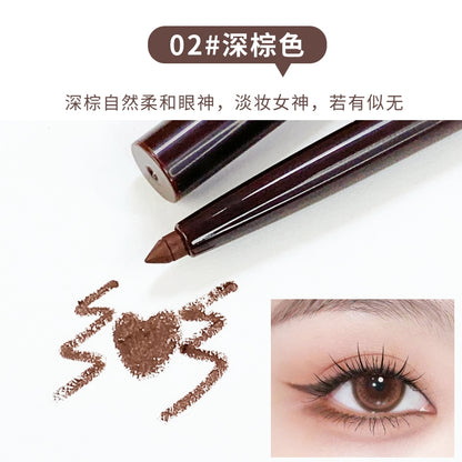 Xixi Black Eyeliner Gel Pen Silkworm Brightening Pen Long-lasting Novice Beginner Not Easy To Smudge Waterproof Makeup Student Color