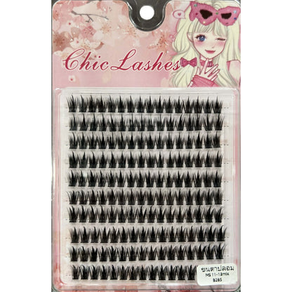 10D/20D/30D/40D Mixed Lashes Extension Set 9-16mm Mixed D Curl Natural Eyelashes DIY Lash Clusters False Eyelashes