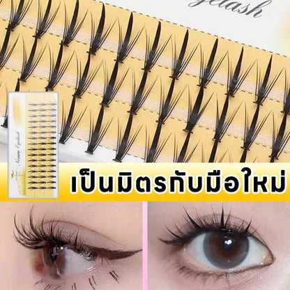 Thick Barbie false eyelashesตุ๊กตาบาร์บี้หนาขนตาปลอมสามรูปแบบขนตาปลอมหนาแต่งหน้าเครื่องมือต่อขนตาขนตาปลอมช่อ