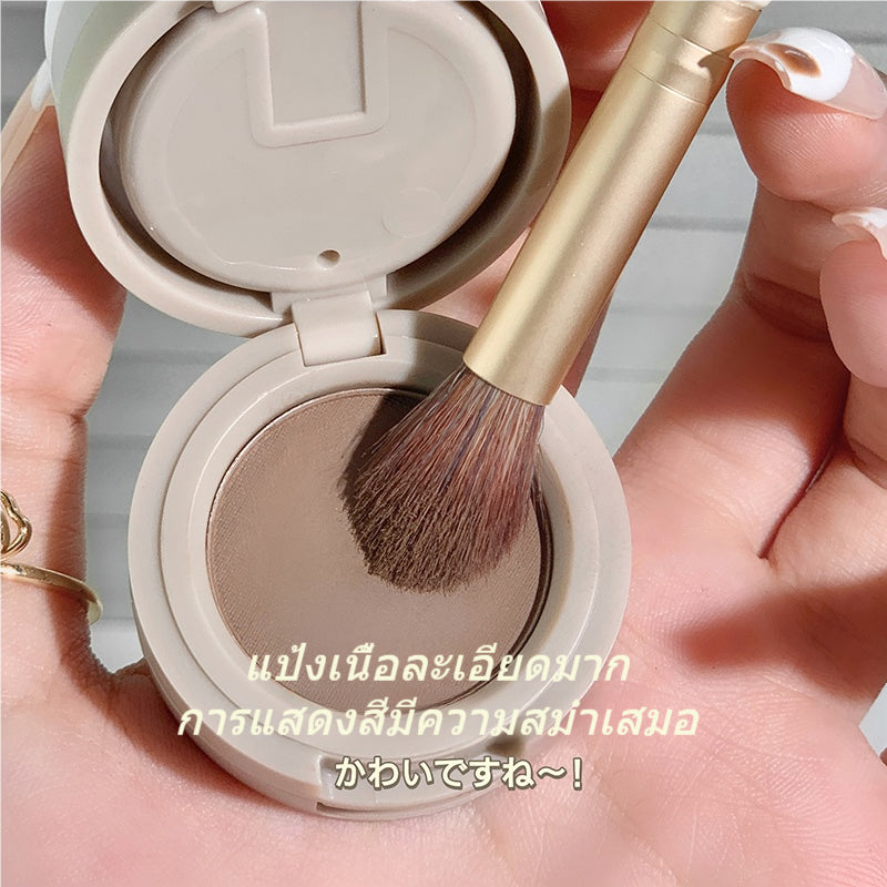 xixi bento four-color eyeshadow earth tone matte low saturation daily beginner comprehensive multi-function all-in-one