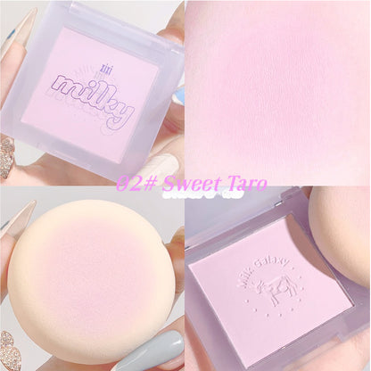 Xixi Single Color Blush Palette Milk Blush Purple 02 Blush Extension 11 Brightening Trough Trough Bleaching Female Highlight Pink