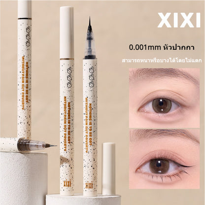 xixi 0.001mm ultra-fine tip eyeliner waterproof and long-lasting party student novice does not smudge and fade away official